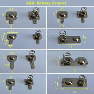 สปริงแบตเตอรี่สัมผัสกับขั้วต่อแบตเตอรี่แบบสปริงอัด Aa - Product Image 5