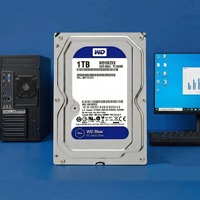 Disque dur mécanique CMR AiJH bleu de 3,5 pouces, SATA, surveillance, 7200 tr/min, pour ordinateur de bureau, NAS, DVR, karaoké, 500 Go à 6 To