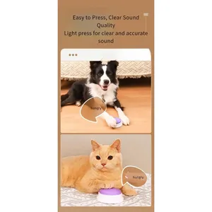 Botón de Comunicación para Mascotas de Calidad de Exportación, Personalizable con Voz, Entrenador de Comportamiento, Asociación de Palabras, Recompensa, <span class=keywords><strong>Aprendizaje</strong></span>, Ejercicio <span class=keywords><strong>Cognitivo</strong></span> - Product Image 5