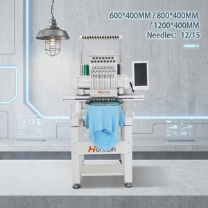 Máquina de Bordar Computarizada Automática de Una Cabeza HONRAIN con 12/15 Agujas para Decoración de Prendas - Product Image 1