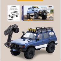 Voiture RC Crawler à l'échelle 1:10, 4 roues motrices, véhicule tout-terrain, camion télécommandé bleu pour adultes