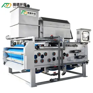 Production Sans Colmatage Type Compresser Presse Filtre Tissus Ceinture Machine de Déshydratation Des Boues D'épuration