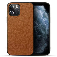 Étui de téléphone de luxe en cuir véritable fait main SUNNY - Multicolores - Antichoc et étanche pour 11/13/14/14 Max/Pro/14 Pro Max