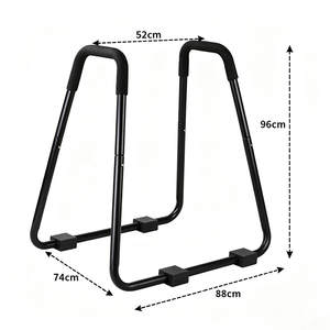 Estación de Ejercicios Multifuncional de Acero para Flexiones, Barras Paralelas para Gimnasia, Barra de Flexiones para Uso Doméstico - Product Image 2