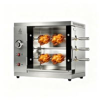 LIBERMANN Rôtissoire Commerciale à Gaz pour Poulet, Barbecue, Grill, Machine à Kebab et à Viande