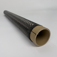Tissu en fibre de carbone ultra-résistant 200 g/m² 12K, très demandé pour l'automobile et le sport