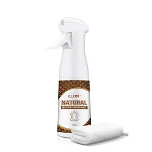 Liên tục 200ml công thức tự nhiên sang trọng da túi sofa Cleaner giải pháp phun chất lỏng với khăn