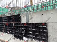 Coffrage en plastique ABS réutilisable 100 fois par le fabricant pour le coulage de grandes surfaces de ponts, autoroutes et tunnels en béton
