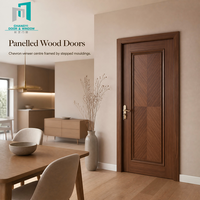 Porte intérieure en bois multi-styles, richement variée, pour répondre aux différents besoins de décoration des chambres d'hôtel