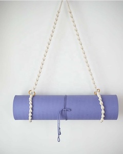 <span class=keywords><strong>Borsa</strong></span> per tappetino Yoga <span class=keywords><strong>macramè</strong></span> fai-da-te multifunzione Vintage da donna fatta a mano - Product Image 4