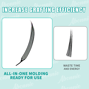 Abonnie Matte Anime Spike Lash Trays 003 Cc Curl Wispy Spikes Hybird Lash Extension Tray Anime Spike Lash Extensions - Product Image 4