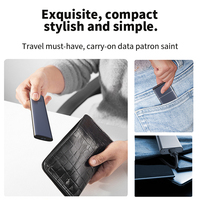 Boîtier de disque dur portable en aluminium SATA double protocole Type-C USB3.0 NVMe boîtier de disque dur mobile SSD 2 en 1 avec M.2