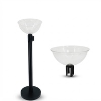 Traust Poteau de guidage rétractable avec barrière à ruban en plastique et cuve en PC pour le contrôle des foules et la gestion des files d'attente en aéroport