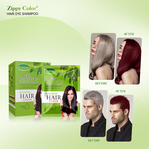Tinte Permanente para el Cabello Rojo Borgoña, Champú con Ginseng, Aceite de Argán y Aceite de Oliva, Sin Amoníaco, de Larga Duración, Cubre las Canas - Product Image 3