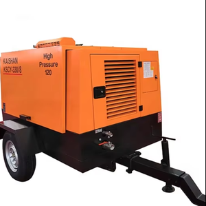 Compresseur <span class=keywords><strong>d</strong></span>'<span class=keywords><strong>air</strong></span> à vis Kaishan 330-8K, entraînement diesel, 330cfm, 8 bars, pour chantier de construction - Product Image 2