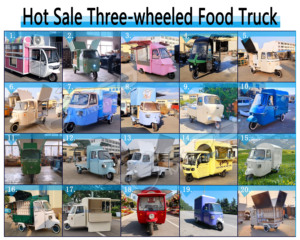 Venta del Fabricante, Modelo Más Reciente, Color y Tamaño Personalizados, Carro de Comida de Tres Ruedas, Variedad de Colores, Camión de Comida Eléctrico - Product Image 6