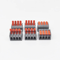 Mini connecteur rapide BNC mâle compact à 4 pôles Connecteur de fil universel Bornier Applications d'alimentation enfichables Broche en cuivre