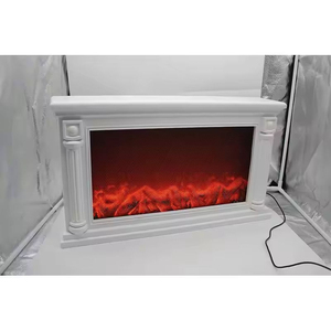 Panneau d'insertion pour foyer en plastique noir avec fentes de ventilation et trous de fixation - Product Image 2
