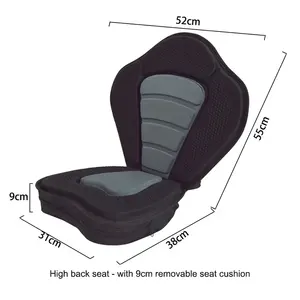 2023 accessorio di tendenza regolabile confortevole EVA Hot Products regolabile Deluxe canoa Kayak Seat Boat Seat