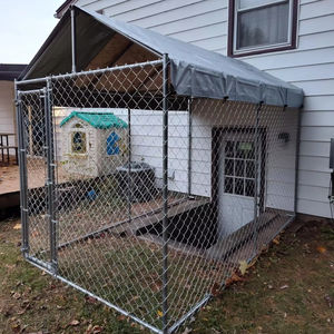 ที่คลุมหลังคากันน้ำกันรังสี UV ขนาดใหญ่พิเศษป้องกันการเกิดสนิมล็อคแบบห่วงโซ่กัลวาไนซ์รั้วสำหรับสุนัขวิ่งแบบเชื่อม - Product Image 3