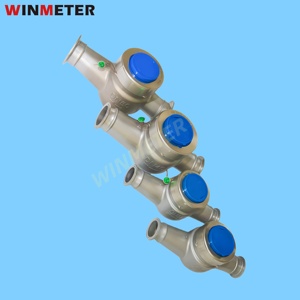 <span class=keywords><strong>D</strong></span>ébitmètre à pince DN15-DN65 en acier inoxydable 304/316 R160, le plus vendu et abordable, du fabricant <span class=keywords><strong>d</strong></span>'origine <span class=keywords><strong>d</strong></span>'Asie du Sud-Est, économique pour le secteur pharmaceutique - Product Image 3