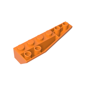 [Gobricks]GDS-767 Vente en gros de pièces de blocs de construction en plastique ABS, cale incurvée inversée 6x2 droite, échelle 1:8, 41764 - Product Image 3