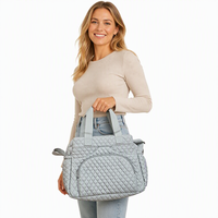 Ensemble sac à dos pour bébé et maman avec porte-sucette en polyester