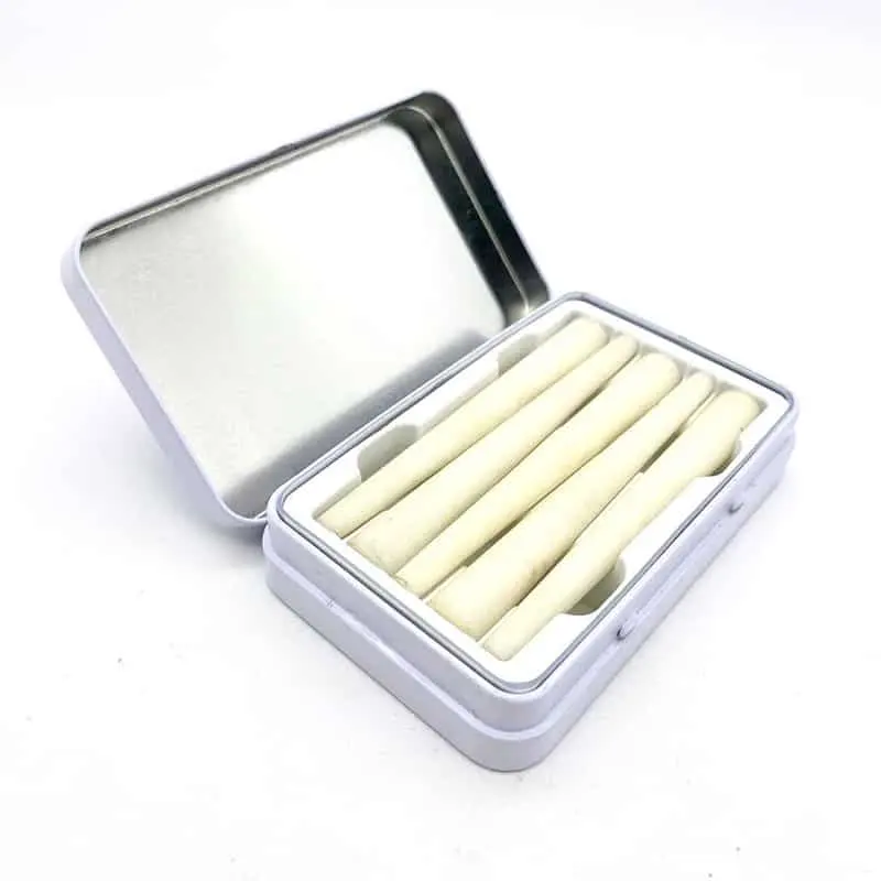 Sigara metal teneke kutu 120*58*15mm çocuk dayanıklı teneke ambalaj basın düğmesi kilidi ile 5 paket 1.0g 0.75g rulo