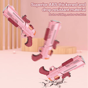 Machine <span class=keywords><strong>à</strong></span> <span class=keywords><strong>bulles</strong></span> automatique <span class=keywords><strong>à</strong></span> 10 trous pour l'été, pistolet <span class=keywords><strong>à</strong></span> <span class=keywords><strong>bulles</strong></span> en plastique pliable, rouge tendance, haute sécurité, jouets unisexes - Product Image 4