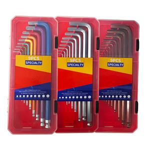 9pc Ball Point L-Style Hex <b>Driver</b> <b>Set</b> CR-V Steel Black Oxided 1.5-10mm -001 - Product Image 4