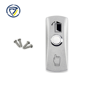 Small Aluminum Door <strong>Exit</strong> <strong>Button</strong> <strong>with</strong> Back Box - Product Image 6