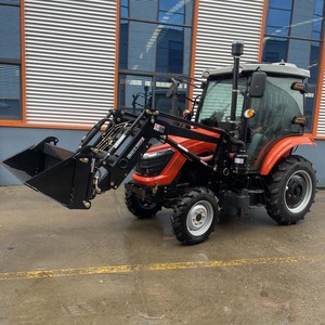 Tracteur à roues 50 CV 4 roues motrices noir, tracteur agricole multifonctionnel - Product Image 3