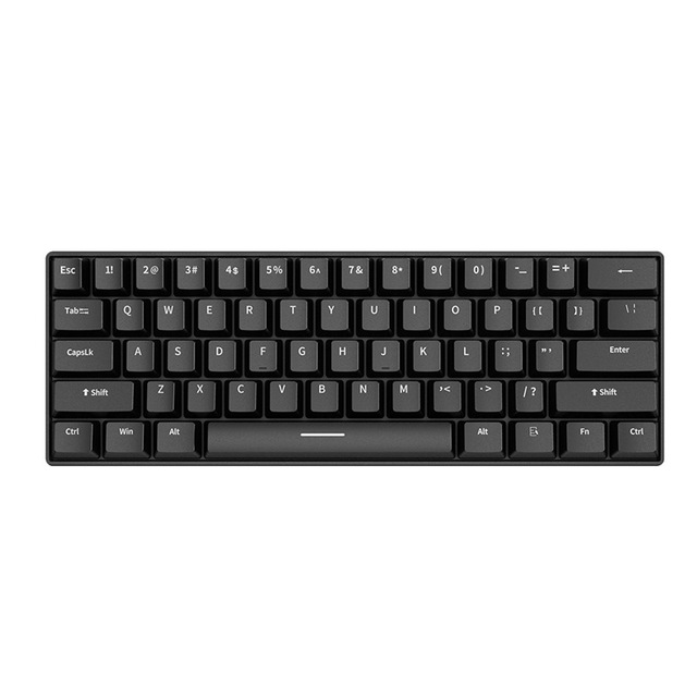 Southeast Asia H61K RGB Mechanical 61-Keys USB Wired Hot-Swap Computer Gaming E-Sports Keyboard Blue Red Axis Portable Office