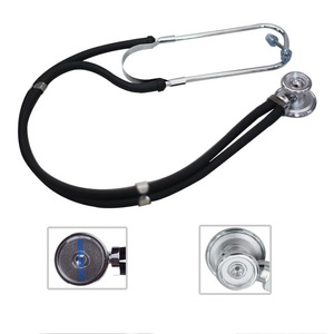 Estetoscopio profesional Sean, tubo de aleación de zinc de un solo cabezal para adultos y niños, dispositivo médico negro - Product Image 1