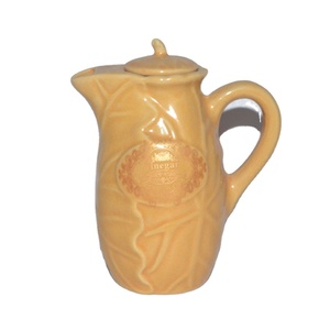 <span class=keywords><strong>Dispensador</strong></span> de Cerámica Amarillo para Aceite - Botella para Salsa de Soya o Vinagre con Vertedor, <span class=keywords><strong>Dispensador</strong></span> de Condimentos Líquidos para Cocina - Product Image 1