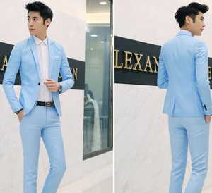 ชุดสูทผู้ชายไซส์ใหญ่ 3 ชิ้น ชุดแฟชั่นทรงเข้ารูปสำหรับธุรกิจและงานแต่งงาน ชุดเสื้อผ้าสำหรับงานแต่งงาน - Product Image 3