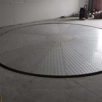 Plateforme tournante circulaire robuste pour voiture