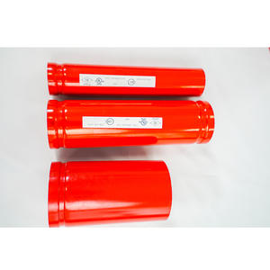 Tubería <span class=keywords><strong>de</strong></span> Acero Soldada para Extinción <span class=keywords><strong>de</strong></span> Incendios, Rosca en Extremo, 2 Pulgadas, Epoxi Rojo, ASTM A795 SCH 40, Cédula 10 - Product Image 1