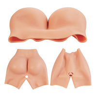 Pantalón de Silicona Realista con Glúteos Artificiales Sexy y Relleno para Aumentar Cadera y Trasero