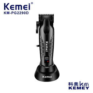 Tondeuse à cheveux Kemei avec lame arrondie de type R pour une coupe lisse et un contrôle de la température - Product Image 3