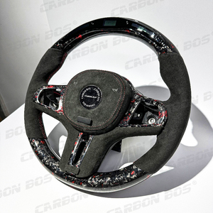 Volante de fibra de carbono deportivo directo de fábrica rojo con LED M para <span class=keywords><strong>BMW</strong></span> G Series G20 G21 G22 G23 G26 G80 G81 G82 <span class=keywords><strong>2023</strong></span> 2024 M4 M5 - Product Image 5
