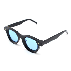 Lunettes de soleil personnalisées <span class=keywords><strong>Vicente</strong></span> pour hommes, haute qualité, verres polarisés bleus épais, style vintage/verre sous vide, couleurs personnalisées rose jaune - Product Image 4
