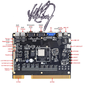 Carte de <span class=keywords><strong>jeu</strong></span> PCB verticale Whitmey Housdon à monnayeur pour jeux d'arcade et machines de divertissement, prix usine - Product Image 1