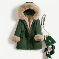 Manteau d'hiver chaud en fausse fourrure à capuche pour femmes, nouvelle mode 2021, veste décontractée épaisse, vêtements d'extérieur, vestes d'hiver pour femmes