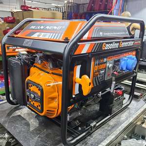 पोर्टेबल पेट्रोल गैसोलीन जनरेटर 5kw 6kw पेशेवर पेट्रोल इंजन खुला फ्रेम - Product Image 3