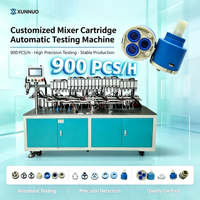Équipement de test de cartouches mélangeuses automatiques industrielles XUNNUO 800W multi-tension avec garantie 1 an pour ligne de robinets et vannes