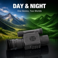 Lunettes de vision nocturne professionnelles, grossissement 1080P, écran AMOLED, portée 200-400M, corps antichoc, laser IR 850nm