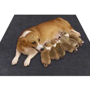 Whelp box liner mat foldable recycled felt pet crate mat waterproof dog mat