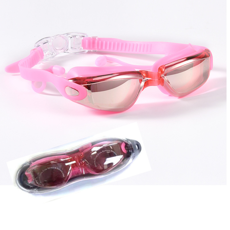 Pink with silver plating