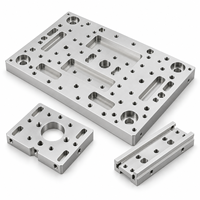 Pelat Pemasangan Adaptor Multi-Lubang Aluminium CNC Presisi untuk Mesin Otomasi Industri